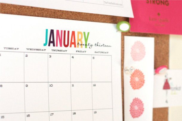 Calendario 2013