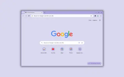 Minimalist Grape Juice theme for Chrome browser with rich purple background