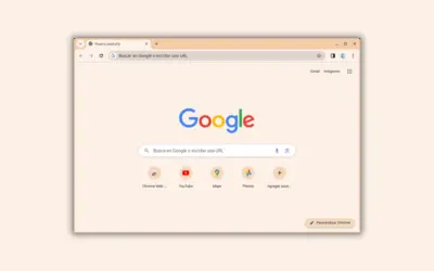 Minimalist Orange Juice theme for Chrome browser with vibrant orange background