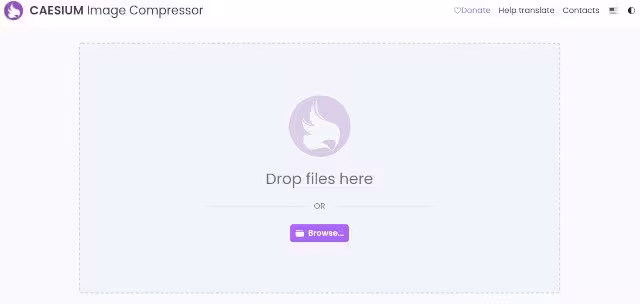 Caesium image compressor - optimizador de imágenes