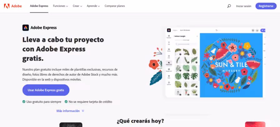 Diseño online con Adobe Express