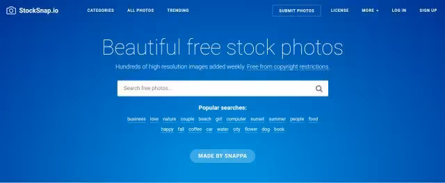 StockSnap hermosas imágenes para bajar gratuitamente