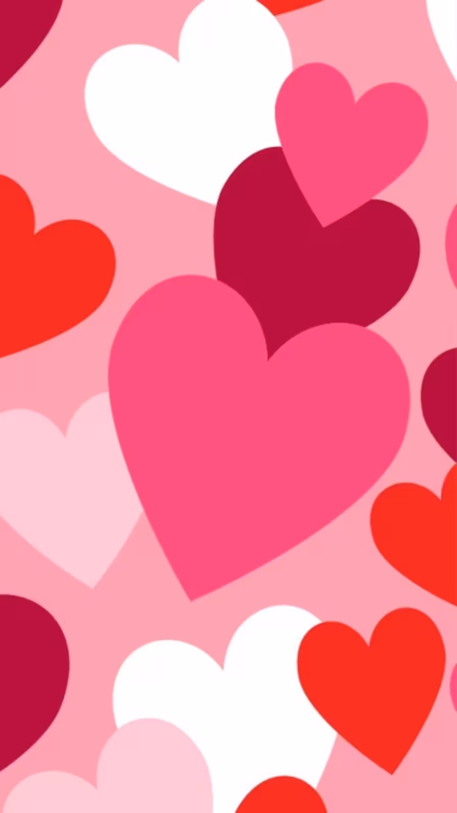 Feliz dia de la amistad con corazones tiernos rosa pastel