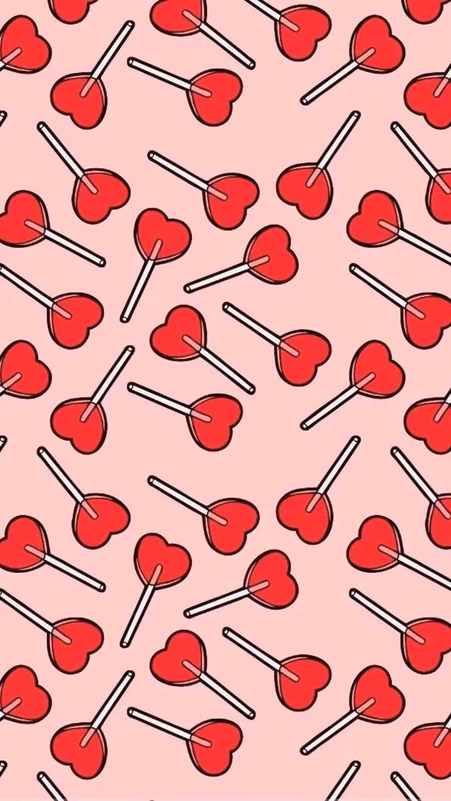 Imagen de feliz dia del amor con patrón de corazones suave