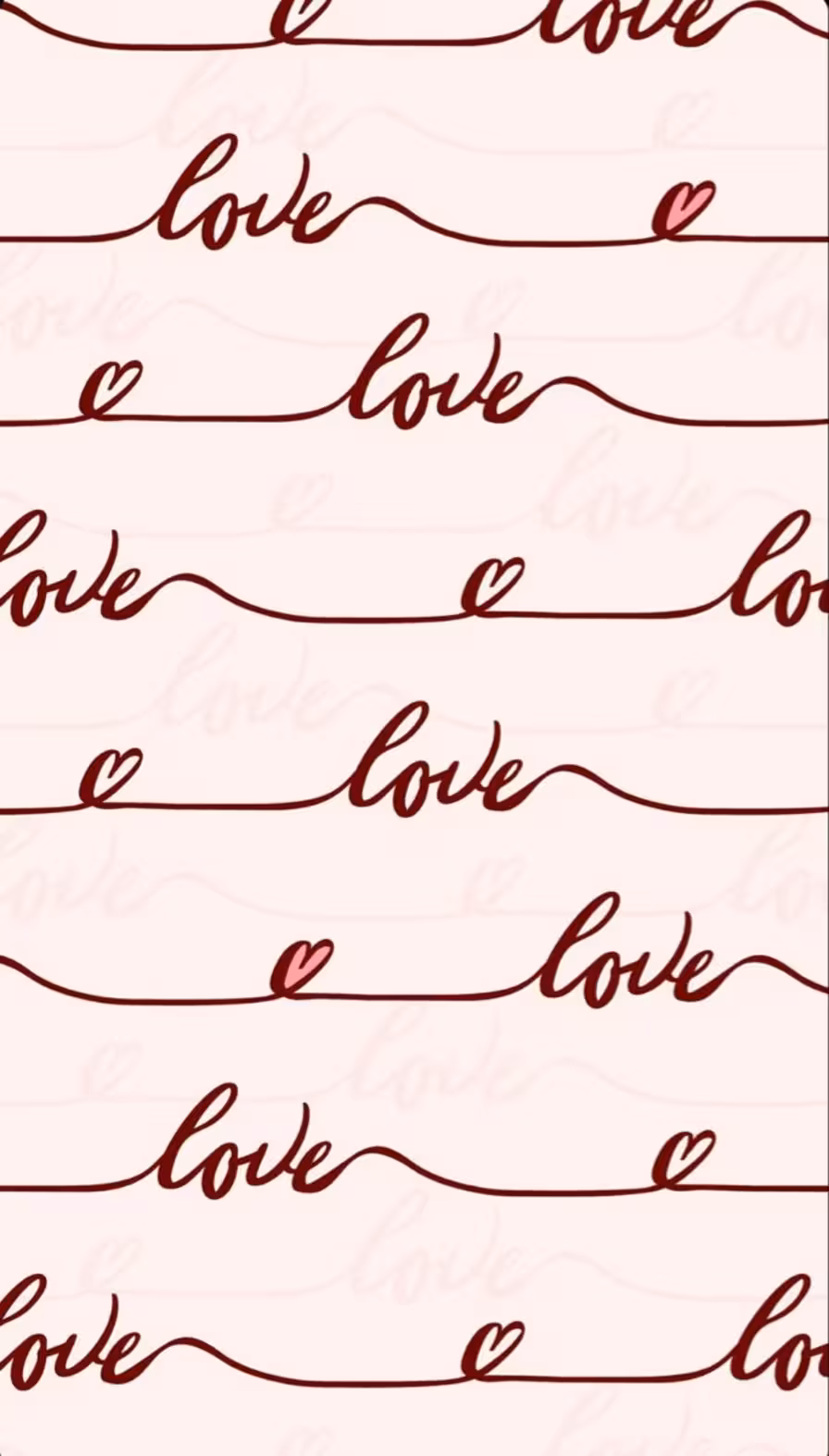 Feliz dia del amor y la amistad con corazones modernos pastel