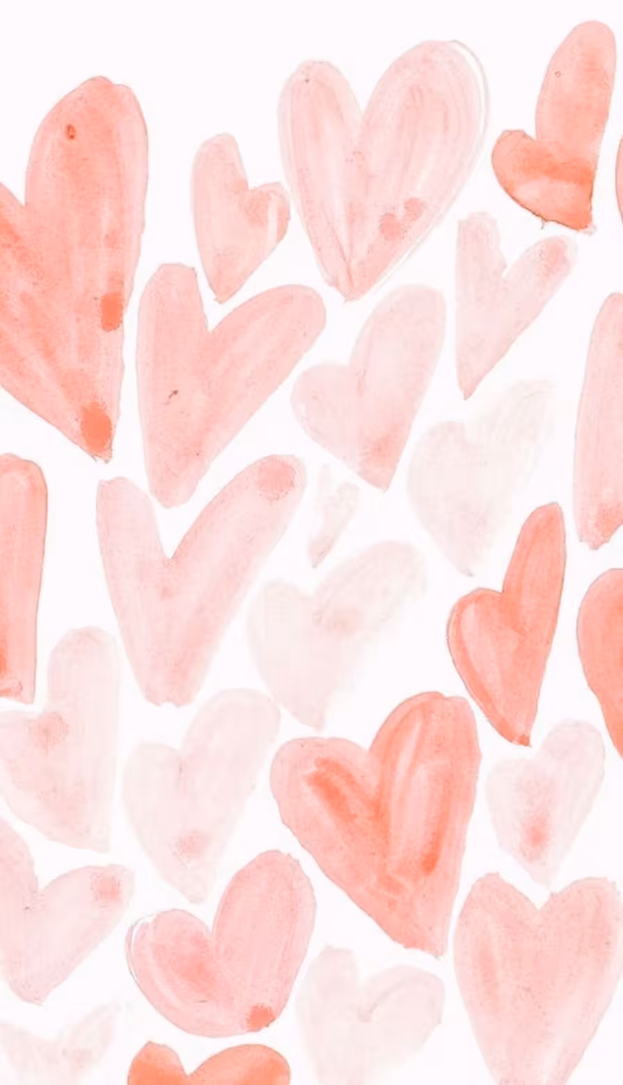 Fondo para feliz dia de la amistad con diseño de corazones tiernos