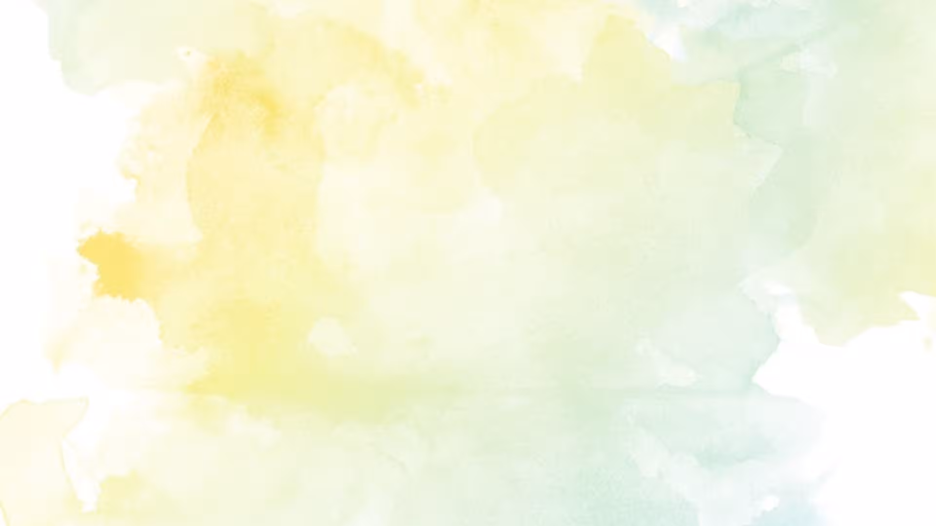 Fondo de amarillo, verde, blanco y naranja con acuarela