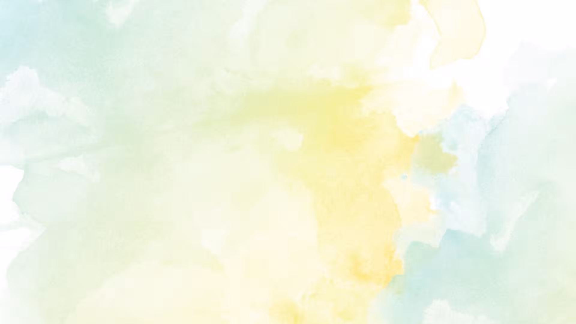 Fondo verde, amarillo y blanco con acuarela