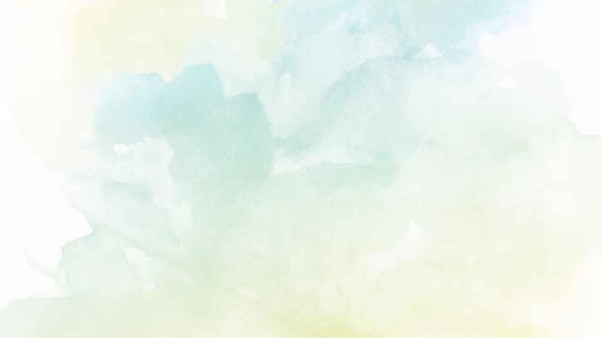 Fondo verde, amarillo y blanco con acuarela