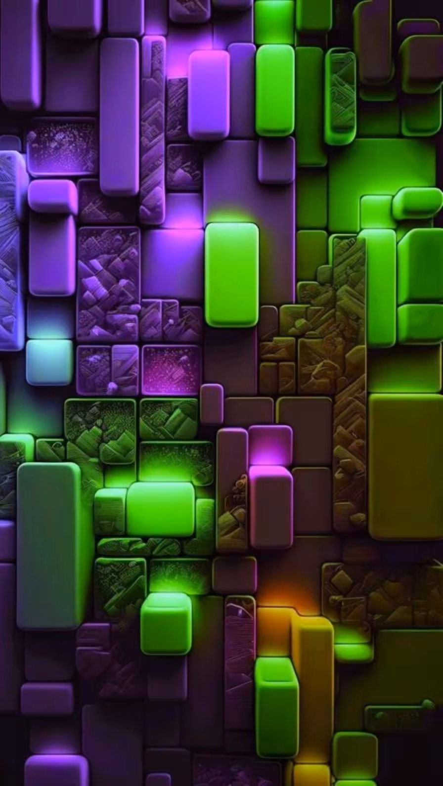 iPhone wallpaper 4k of cement blocks
