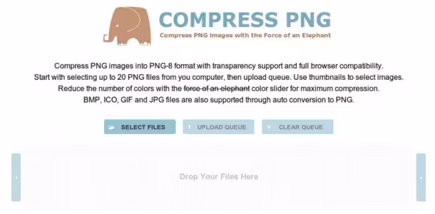 Compress PNG - optimizador de imágenes PNG