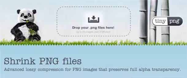 TinyPNG - compresor de imágenes PNG