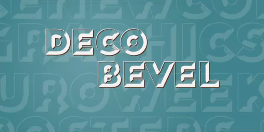 fuentes de alta calidad deco bevel