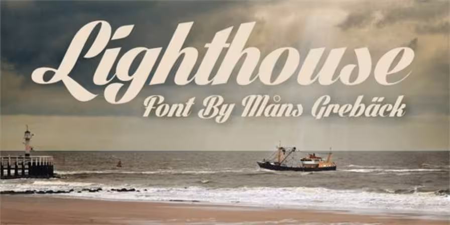 Tipografía gratuita Lighthouse