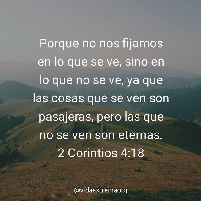 2 Corintios 4:18