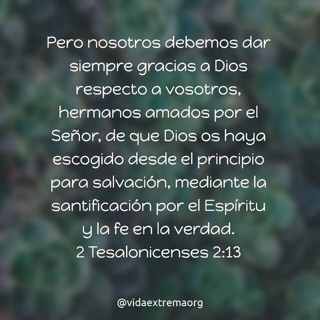 2 Tesalonicenses 2:13
