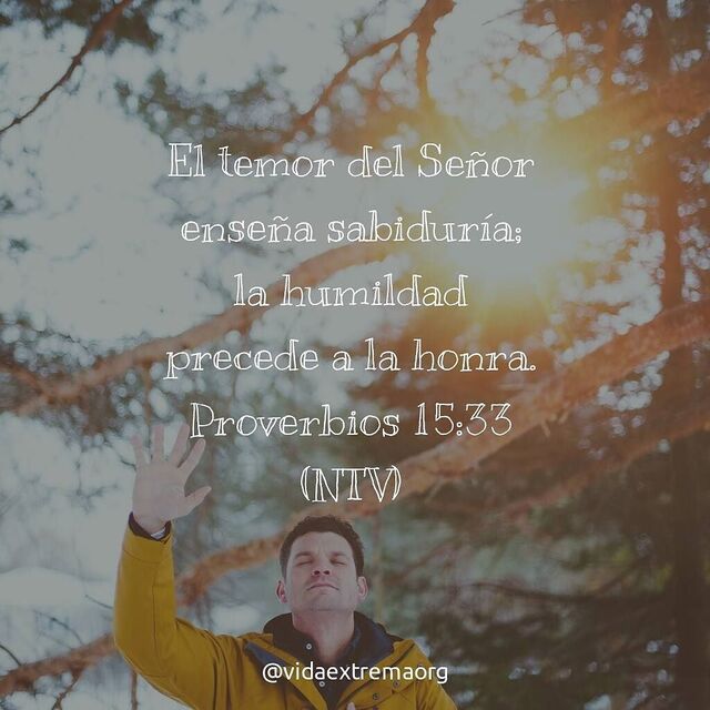 Proverbios 15:33