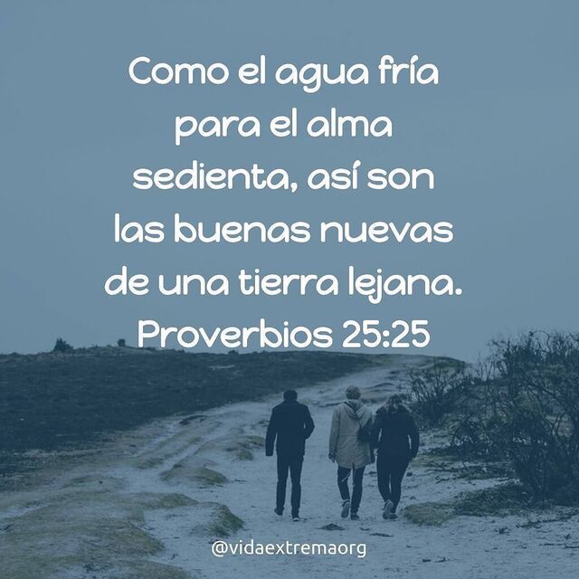 Proverbios 25:25
