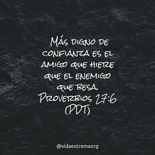Proverbios 27:6