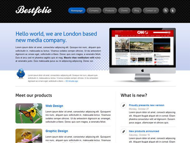 web template design