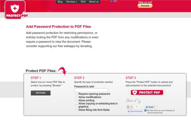 Proteger archivos PDF