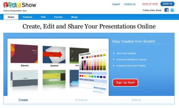 Crear presentaciones online
