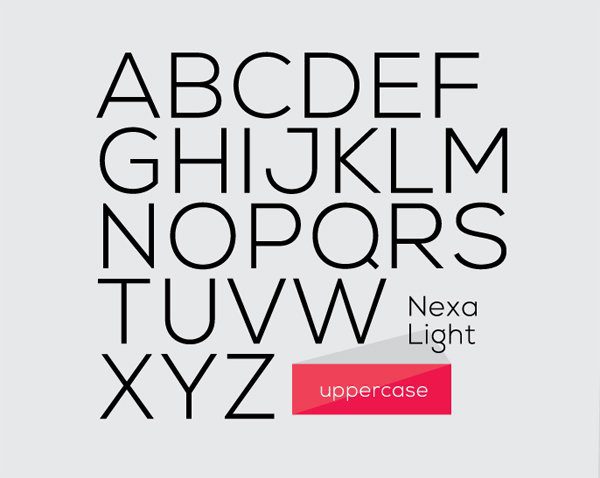 Nexa free font
