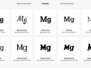 tipografias online populares