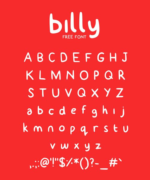 billy typeface