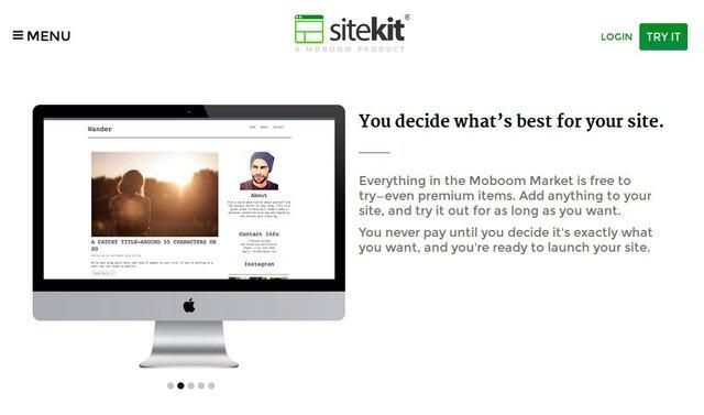 Sitekit crear un sitio web profesional