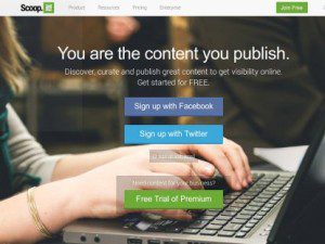 crear y configurar una cuenta de scoop.it