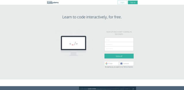 Codecademy - cursos virtuales para aprender a programar