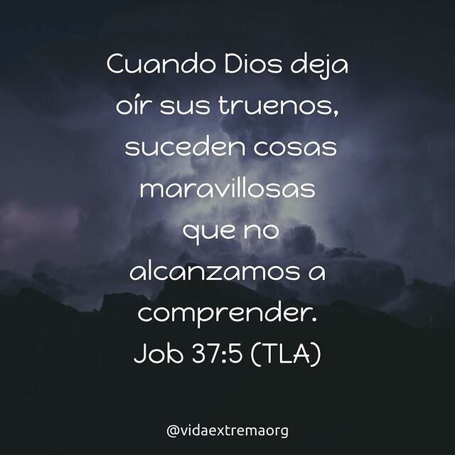 Job 37:5 (TLA)
