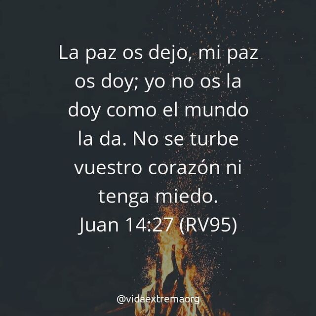 Juan 14:27 (RVR1995)