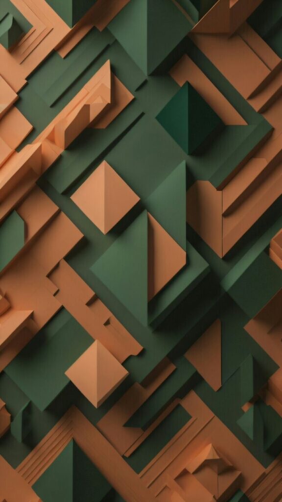 iphone wallpaper 4k - pink and green wood chips