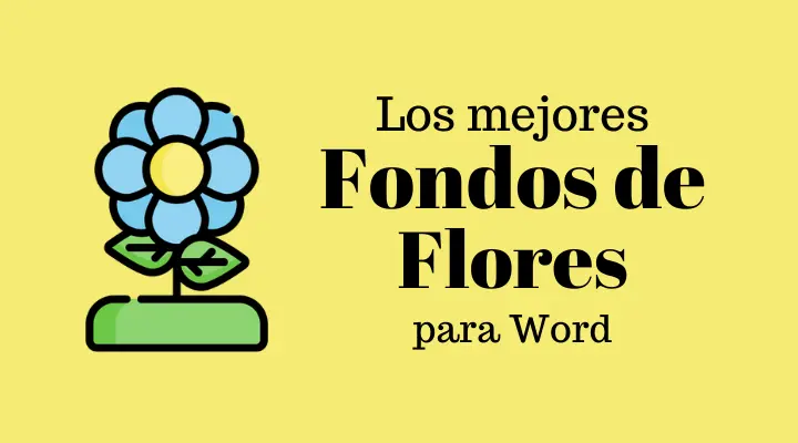 Fondos de flores para Word